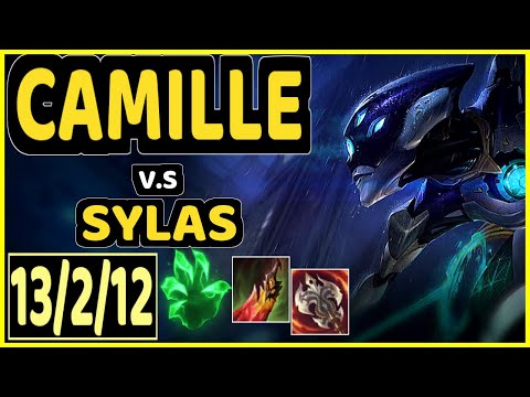 SKEANZ (CAMILLE) vs SYLAS - 13/2/12 KDA TOP GAMEPLAY - EUW Ranked GRANDMASTER