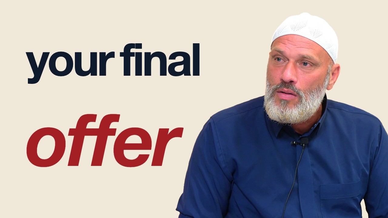 Shaytan Makes One Final Offer On Your Deathbed | Shaykh Sulayman Van Ael