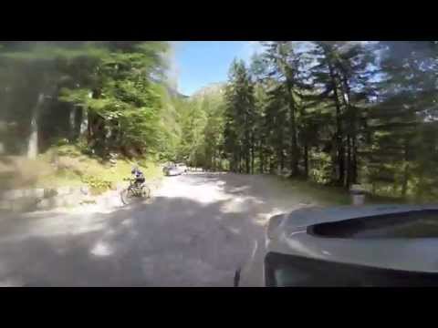 Vršič Pass, 49 hairpins of the "Russian Road", Slovenia