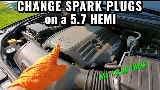How to CHANGE SPARK PLUGS on a 5.7 HEMI