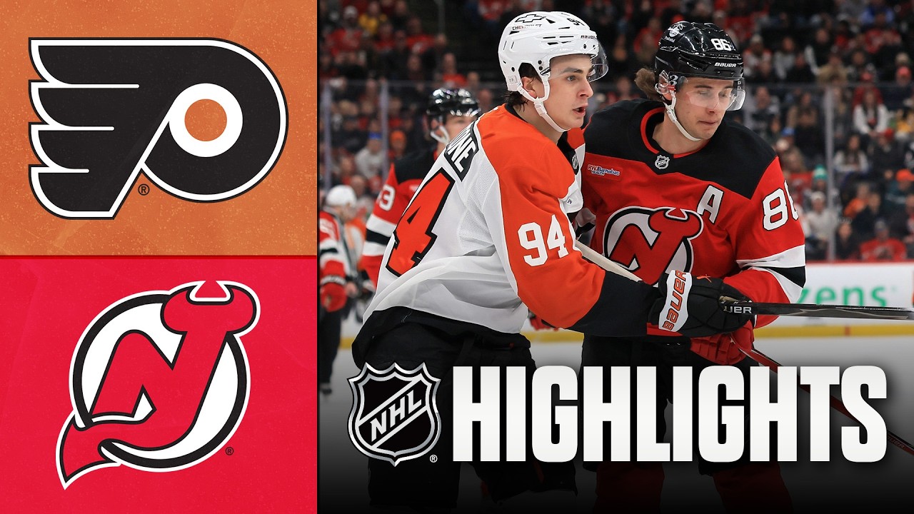 4월8일 뉴저지 필라델피아 NHL 하이라이트