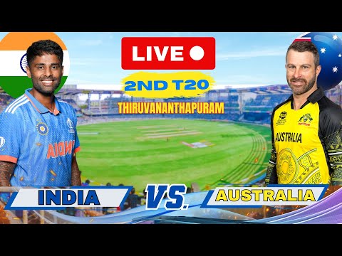 Live: India vs Australia 2nd T20 Match | Live Cricket score and commentary | IND vs AUS Live Score