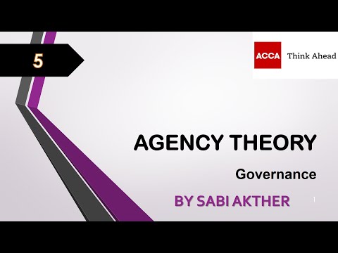 ACCA I Strategic Business Leader (SBL) I Agency Theory - SBL Lecture 5