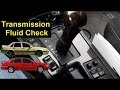 Volvo 850, S70, V70 Transmission Fluid Level Check ...