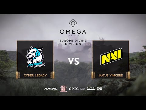 Cyber Legacy vs Natus Vincere, OMEGA League: Europe, bo3, game 1 [Mortalles & Bobruha]
