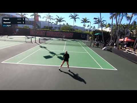 Amelia Rajecki v Bridget Stammel - Miami Spring Invite Day 3 - 15.01.23