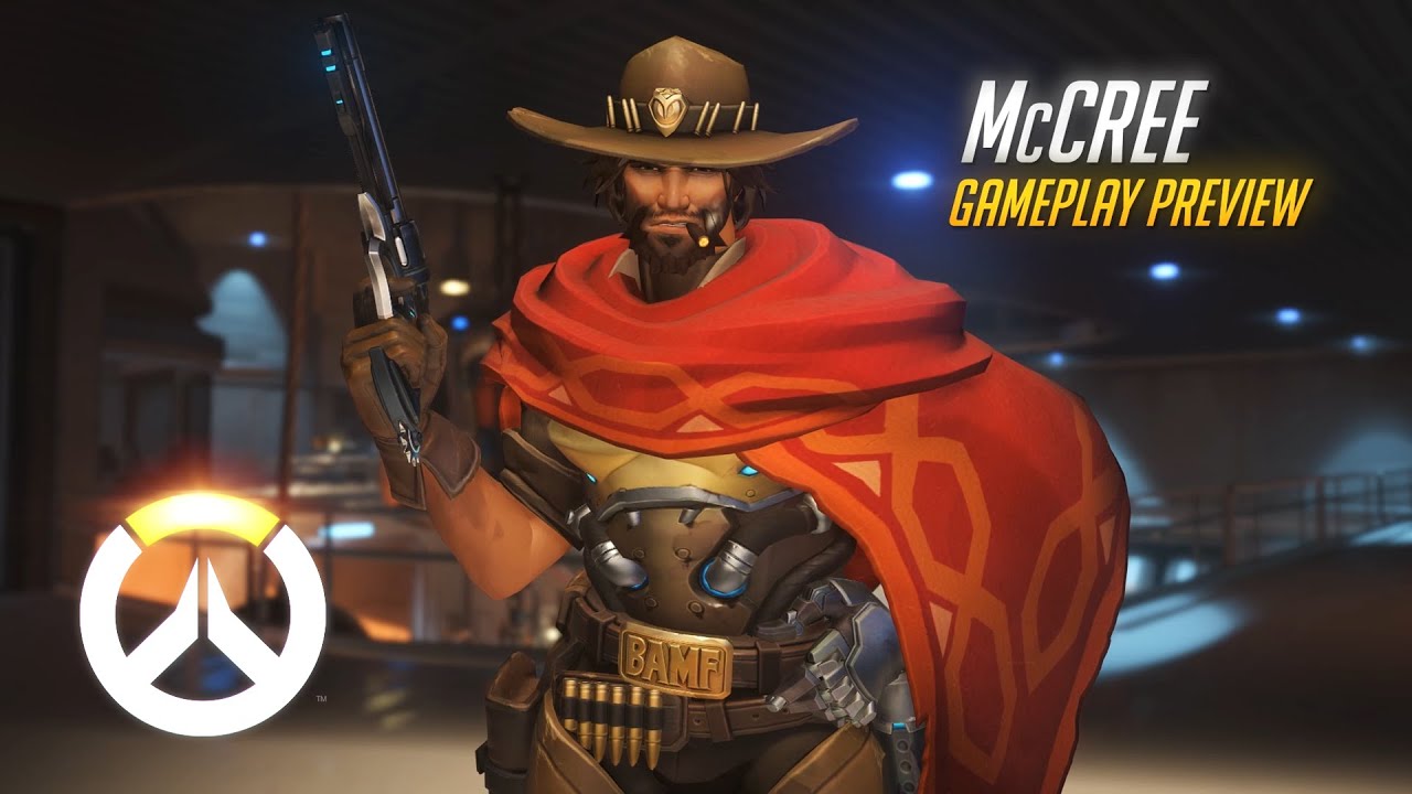 McCree Gameplay Preview | Overwatch | 1080p HD, 60 FPS - YouTube