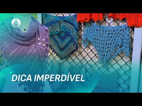 Lenço em Tricô Fácil com Vitória Quintal | Faça Você Mesmo