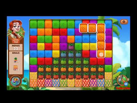 Lost Island Blast Adventure Level 713 NO BOOSTERS - A S GAMING