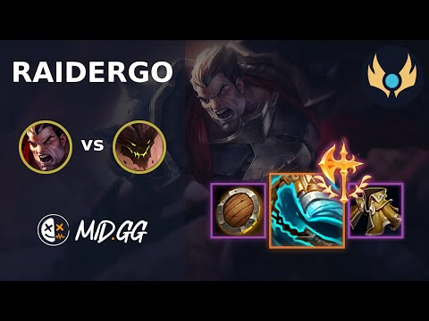 MID.GG: [ RaiderGO ] Darius TOP vs Malphite | KR CHALLENGER | LOL Season 2025