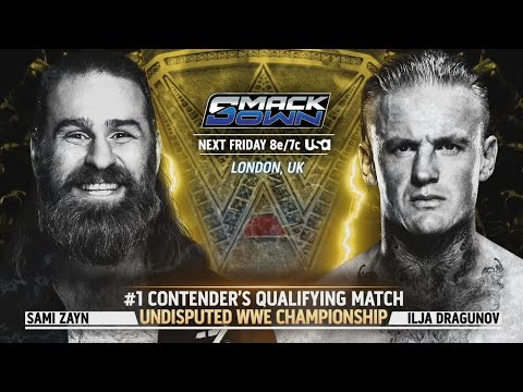Sami Zayn vs Ilja Dragunov | SmackDown Jan 16, 2026 (Part 2)