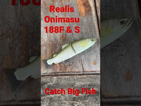 Realis Onimasu 188F and 188S - Glide Bait Floating and sinking