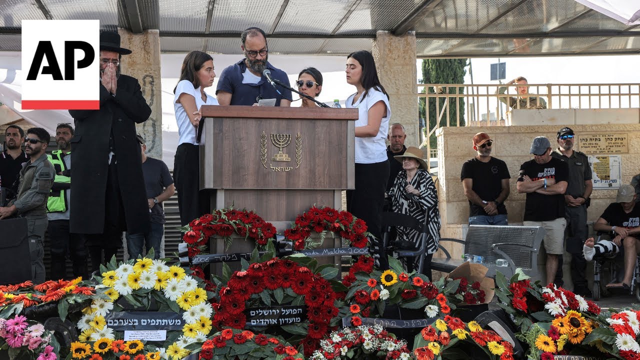 Funeral held for Israeli-American hostage Hersh Goldberg-Polin after death in Gaza