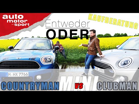 Mini Countryman vs Mini Clubman| Entweder ODER | (Vergleich/Review) auto motor und sport
