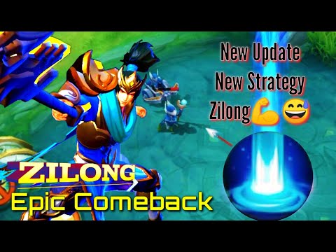 New Update!! New Strategy Zilong With Arrival [ Epic Comeback ] | MLBB
