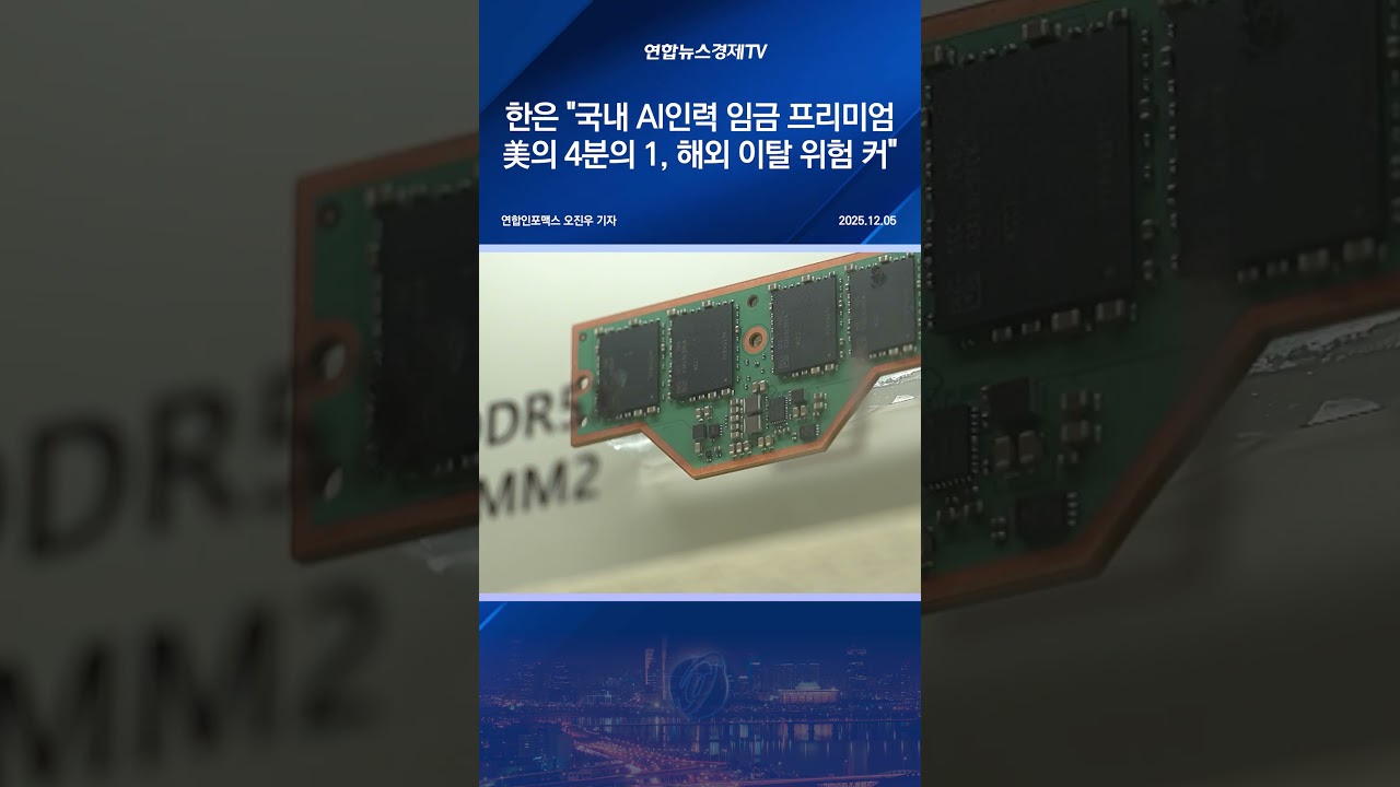 한은 "국내 AI인력 임금 프리미엄 美의 4분의 1…해외 이탈 위험 커"