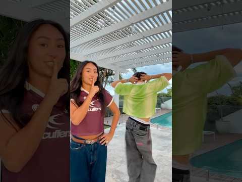 We finally did this viral TikTok dance trend! 🤭🔥 | Cadel and Mia