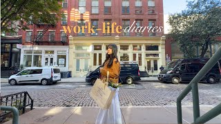 work-life diaries | adjusting back to dating life, autumn in nyc & spending time with girlfriends
