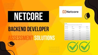 Download the video "Netcore Backend Developer answers 2 codes all test cases passed | questions same for all |"