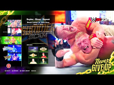 WWE 2K23 Showcase: Brock Lesnar vs. John Cena | "Suplex Rinse Repeat"