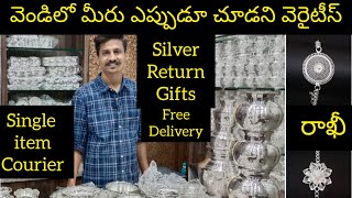 Silver Return Gifts Items || Silver Rakhi || Pooja items || Kitchen ||Home Decors || VNK ideas