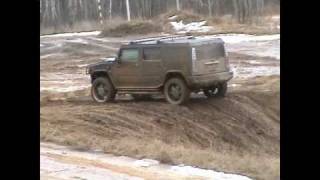Покатушки «1 Hummer Club» на полигоне в Бронницах