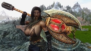 Skyrim mods Wildhunt Armor and Ogre Killer