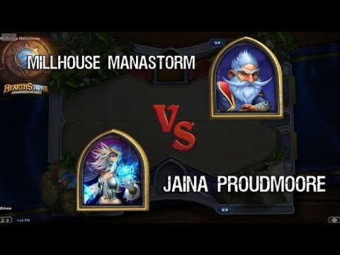 Hearthstone Tutorial - Jaina Proudmoore VS Millhouse Manastorm