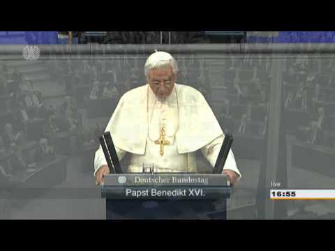 Papst Benedikt XVI. im Deutschen Bundestag