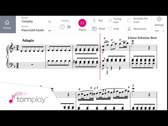 Tomplay - Interactive Sheet Music