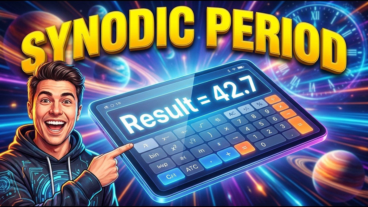 Synodic Period Interactive Calculator