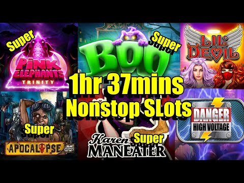 Thumbnail for video: Sundays Long Slot Session, 40 Bonuses in Total, Apocalypse Super, Pink Elephants Trinity Super