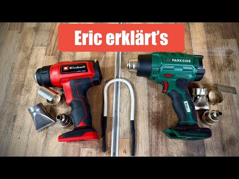 Akku Heißluftgebläse. Parkside vs. Einhell. Das hätte ich nicht erwartet. 😱
