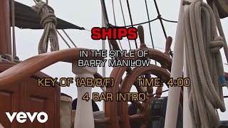 Barry Manilow - Ships (Karaoke)