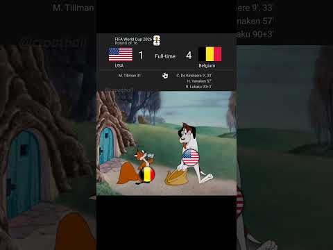 USA vs Belgium 1-4 | Highlights