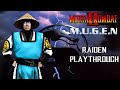 KLASSIC THUNDER GOD Mortal Kombat II MUGEN Raiden Playthrough