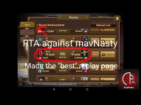Summoners War | RTA: mavNasty | Got in the "best" replay page!