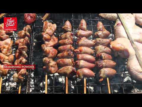 Cambodian Street Food | Grilled Chicken - Poipet Cambodia Border | Most Popular Asian Street Food