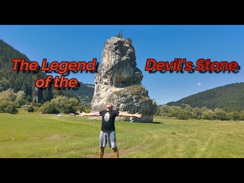 Stânca Dracului din Poiana Teiului