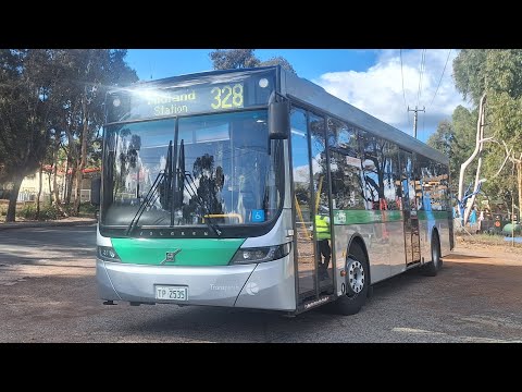 [Leaving Wilderness] Transperth Bus Route No. 328 (TP2535) Wundowie to Midland Station