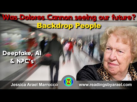 Was Dolores Cannon seeing our Future? Backdrop People, AI, Deepfake, NPC's, Hollywood