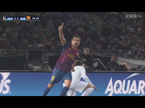 Xavi vs Santos 2011 - FIFA Club World Cup Final