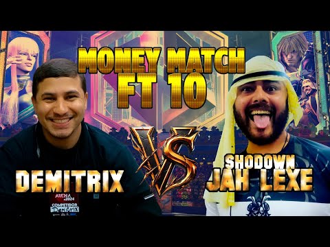 DEMITRIX (MANON) VS SHODOWN JAH LEXE(JURI, RASHID, KEN) MONEY MATCH FT10 #streetfighter6