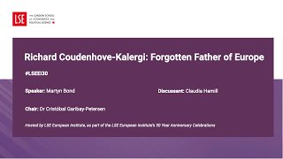 Richard Coudenhove-Kalergi: Forgotten Father of Europe