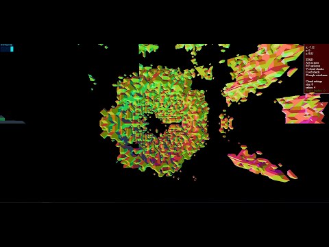 Marching Cubes chunk based engine