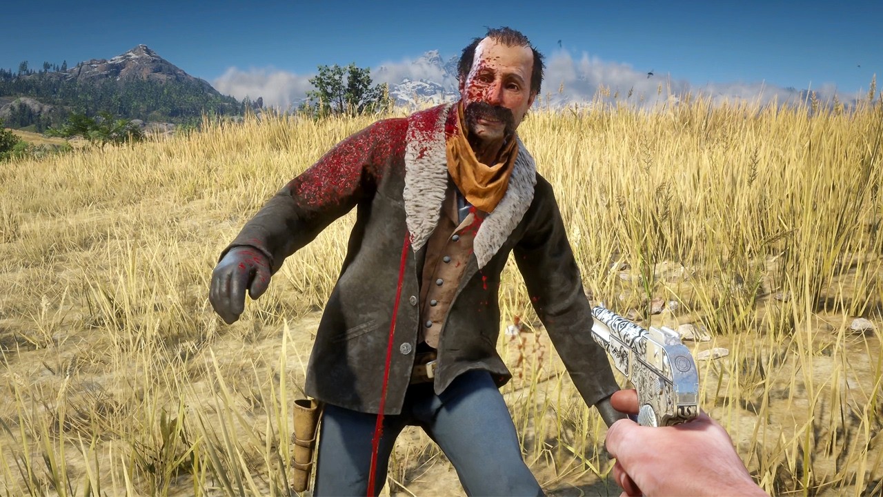 Red Dead Redemption 2 PC 60FPS - First Person Brutal Gameplay Vol.92 (Euphoria Ragdolls)