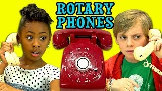 KIDS REACT TO ROTARY PHONES