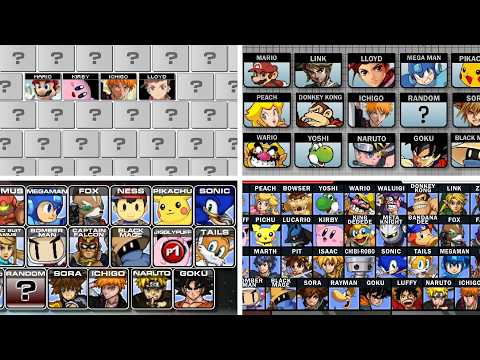 Evolution of All Characters in Super Smash Flash 2 (2007-2025)