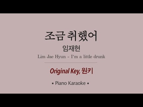 임재현(Lim Jae Hyun) - 조금 취했어(I&#39;m a little drunk) (Piano ver) 노래방 LaLaKaraoke