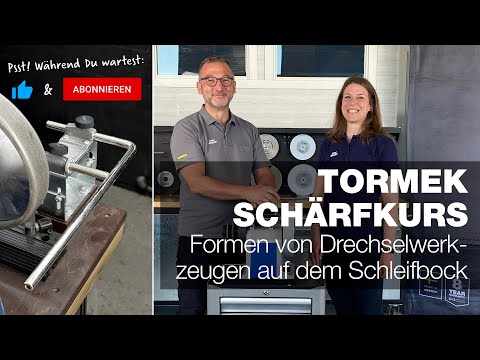 Formen von Drechselwerkzeugen auf dem Schleifbock | Teil 23 | Tormek Live Schärfkurs